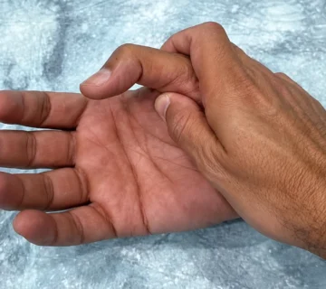 Hands Examining Thumb Joint result 360x320