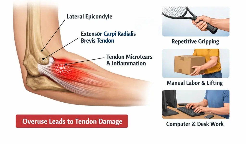Causes tennis elbow oakville treatment