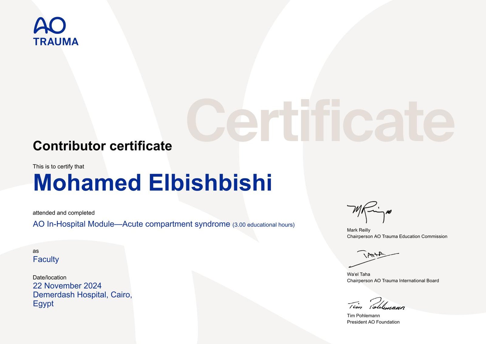 AO In Hospital Certificate 8358 1 1